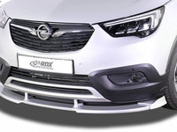 RDX Prelungire Spoiler Bara fata VARIO-X pentru OPEL Crossland X lip bara fata Spoilerlippe RDFAVX30820 material Plastic