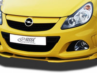 RDX Prelungire Spoiler Bara fata VARIO-X pentru OPEL Corsa D OPC -2010 ( potrivire an OPC bzw. Fahrzeuge cu OPC Bara fata ) lip bara fata Spoilerlippe RDFAVX30415 material Plastic