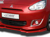 RDX Prelungire Spoiler Bara fata VARIO-X pentru MITSUBISHI Space Star & Mirage lip bara fata Spoilerlippe RDFAVX30678 material Plastic