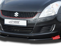 RDX Prelungire Spoiler Bara fata VARIO-X pentru SUZUKI Swift FZ/NZ 2010-2013 lip bara fata Spoilerlippe RDFAVX30536 material Plastic