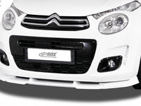 RDX Prelungire Spoiler Bara fata VARIO-X pentru CITROEN C1 2014+ lip bara fata Spoilerlippe RDFAVX30093 material Plastic