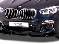 RDX Prelungire Spoiler Bara fata VARIO-X pentru BMW X3 (G01) & pentru BMW X4 (G02) pentru M-Sport & M-Aerodynamik-Paket lip bara fata Spoilerlippe RDFAVX30341 material Plastic