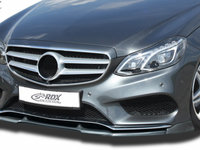 RDX Prelungire Spoiler Bara fata VARIO-X pentru MERCEDES E-Klasse W212 AMG-Styling 2013+ ( potrivire la modelele cu AMG-Stylingpaket Bara fata ) lip bara fata Spoilerlippe RDFAVX30368 material Plastic