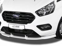 RDX Prelungire Spoiler Bara fata VARIO-X pentru FORD Transit / Tourneo Custom MK7 2018+ lip bara fata Spoilerlippe RDFAVX30885 material Plastic