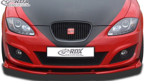 RDX Prelungire Spoiler Bara fata VARIO-X pentru SEAT Leon 1P Facelift 2009+ ( nu si pentru FR, Cupra) lip bara fata Spoilerlippe RDFAVX30506 material Plastic