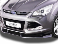 RDX Prelungire Spoiler Bara fata VARIO-X pentru FORD Kuga 2013-2016 lip bara fata Spoilerlippe RDFAVX30795 material Plastic