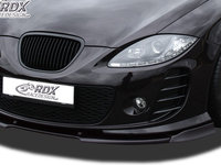 RDX Prelungire Spoiler Bara fata VARIO-X pentru SEAT Leon 1P -2009 cu pentru SEAT Aerodynamik-Kit lip bara fata Spoilerlippe RDFAVX30505 material Plastic