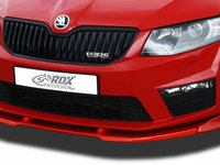 RDX Prelungire Spoiler Bara fata VARIO-X pentru SKODA Octavia 3 (5E) RS lip bara fata Spoilerlippe RDFAVX30731 material Plastic