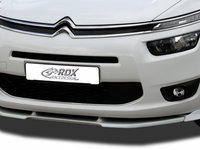 RDX Prelungire Spoiler Bara fata VARIO-X pentru CITROEN C4 Grand Picasso 2013+ lip bara fata Spoilerlippe RDFAVX30208 material Plastic