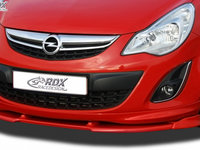 RDX Prelungire Spoiler Bara fata VARIO-X pentru OPEL Corsa D Facelift OPC-Line 2010+ ( potrivire la modelele cu OPC-Line Prelungire Spoiler Bara fata ansatz) lip bara fata Spoilerlippe RDFAVX30692 material Plastic