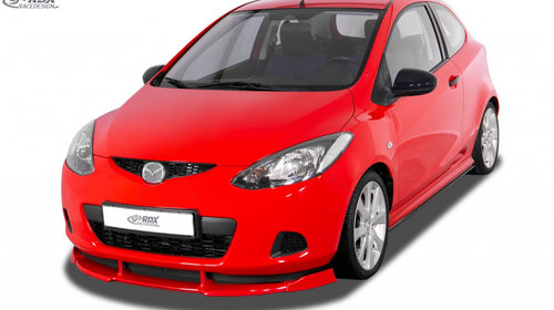 RDX Prelungire Spoiler Bara fata VARIO-X pentru MAZDA 2 (DE) 2007-2010 lip bara fata Spoilerlippe RDFAVX30311 material Plastic