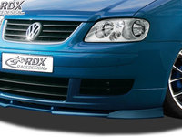 RDX Prelungire Spoiler Bara fata VARIO-X pentru VW Touran 1T (2003-2006) / Caddy 2K (2003 -2010) lip bara fata Spoilerlippe RDFAVX30587 material Plastic