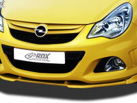 RDX Prelungire Spoiler Bara fata VARIO-X pentru OPEL Corsa D Facelift OPC 2010+ ( potrivire an OPC bzw. Fahrzeuge cu OPC Bara fata ) lip bara fata Spoilerlippe RDFAVX30416 material Plastic