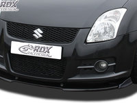 RDX Prelungire Spoiler Bara fata VARIO-X pentru SUZUKI Swift 2005-2010 Sport lip bara fata Spoilerlippe RDFAVX30535 material Plastic