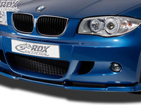 RDX Prelungire Spoiler Bara fata VARIO-X pentru BMW 1er E81 / E87 (M-Paket bzw. M-Technik Bara fata ) lip bara fata Spoilerlippe RDFAVX30010 material Plastic