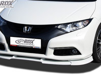 RDX Prelungire Spoiler Bara fata VARIO-X pentru HONDA Civic 2012+ lip bara fata Spoilerlippe RDFAVX30279 material Plastic