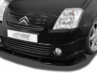 RDX Prelungire Spoiler Bara fata VARIO-X pentru CITROEN C2 VTR / VTS lip bara fata Spoilerlippe RDFAVX30781 material Plastic