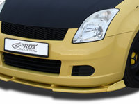 RDX Prelungire Spoiler Bara fata VARIO-X pentru SUZUKI Swift MZ/EZ 2005-2008 lip bara fata Spoilerlippe RDFAVX30533 material Plastic