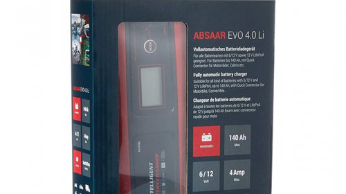 Redresor Digital Automat Evo 4.0 Lithium Absaar 4A 6/12V 158004