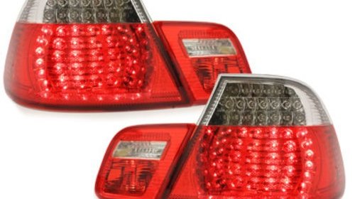 Reducere Stopuri LED BMW seria 3 E46 Coupe 98-03 rosu/cristal
