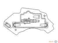 Reglaj suflanta de interior 5HL 351 321-131 HELLA pentru Mercedes-benz E-class