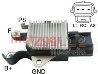 Regulator alternator 2390033 METZGER pentru Ford C-max Ford Focus Mazda 3 Mazda Axela Volvo S40 Volvo V50 Ford Fiesta Ford Ikon Ford Fusion Volvo C30 Ford Kuga Volvo C70