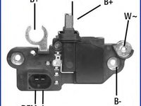 Regulator, alternator MERCEDES-BENZ G-CLASS (W463), MERCEDES-BENZ E-CLASS limuzina (W210), MERCEDES-BENZ C-CLASS Break (S202) - HCO 130608