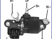 Regulator, alternator MITSUBISHI CARISMA (DA_), MITSUBISHI CARISMA limuzina (DA_), MERCEDES-BENZ ATEGO - HCO 130614