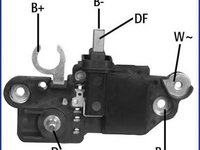 Regulator, alternator OPEL VECTRA B hatchback (38_), OPEL VECTRA B (36_), OPEL VECTRA B combi (31_) - HCO 130586