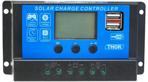 Regulator tensiune pentru panou solar 10A 12V