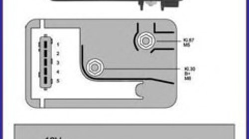 Releu 132081 HITACHI pentru CitroEn Zx Peugeo