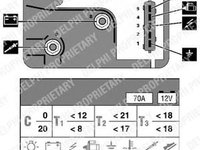 Releu bujii CITROEN XANTIA X1 DELPHI HDC137