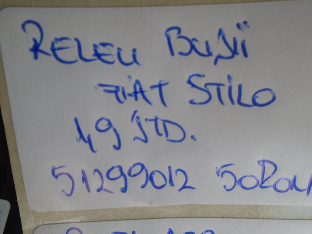 Releu bujii fiat stilo 1.9jtd cod 512990