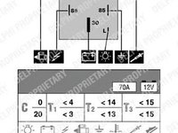 Releu bujii OPEL ASTRA F 56 57 DELPHI HDC111