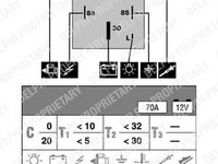 Releu bujii OPEL ASTRA F combi 51 52 DELPHI HDC108