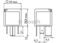 Releu bujii SEAT AROSA 6H BOSCH 0986332001