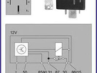 Releu comanda bujii incandescente FORD COURIER caroserie (F3L, F5L) - OEM - HITACHI: HUC132067|132067 - Cod intern: W02395852 - LIVRARE DIN STOC in 24 ore!!!