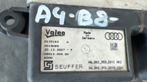 Releu modul rezistenta ventilator Audi A4 B8 A5 AC6 C6 Facelift cod 8K0959501C 8K0910501D