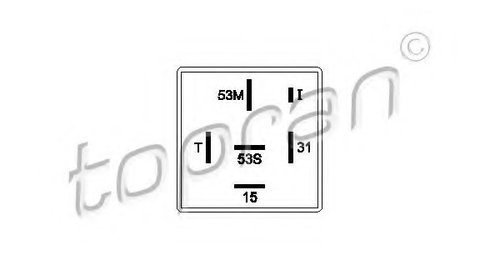 Releu temporizare stergator parbriz 102 966 T