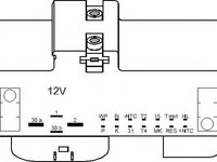 Releu, ventilator radiator AUDI A3 (8L1), SEAT AROSA (6H), SKODA OCTAVIA (1U2) - TOPRAN 110 825