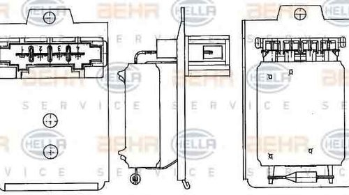 Rezistenta trepte ventilator habitaclu aerote