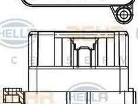 Rezistenta variabila ventilator interior habitaclu FORD FOCUS II DA HELLA 5HL 351 332-341