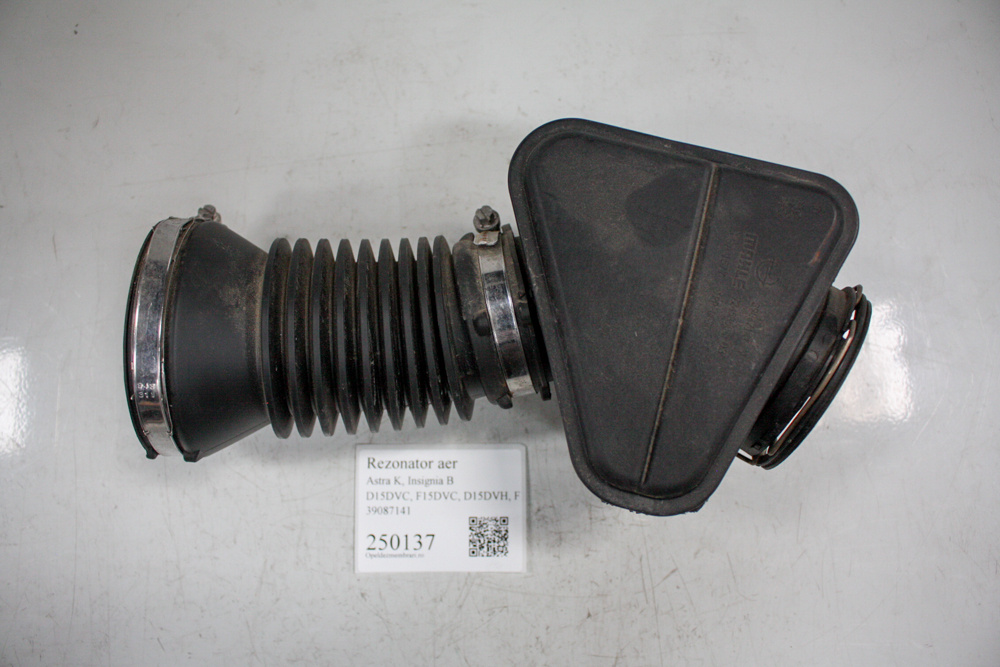 Rezonator aer Astra K LXD D15DVC, F15DVC, D15DVH, F15DVH 39087141 72458502