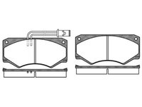 Road house set placute frana fata pt iveco daily 1, mercedes g-class