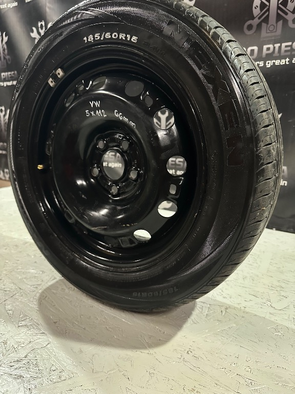 Roata 180/65 R15 Volkswagen Audi Skoda Seat 5x112 cu cauciuc iarna/vara - imagine 3