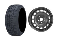 Roata completa Ford Ecosport janta otel ALCAR 7442 6.5x16 + anvelopa Iarna Westlake Z507 205/60R16 92H + Senzor presiune ALCAR