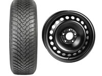 Roata completa Ford Focus janta otel ALCAR 8325 6.5x16 + anvelopa iarna Falken HS01 205/55R16 91H + Senzor presiune ALCAR