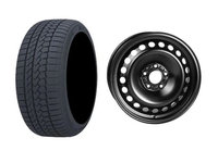 Roata completa Ford Focus janta otel ALCAR 8325 6.5x16 + anvelopa Iarna Westlake Z507 205/55R16 91V + Senzor presiune ALCAR