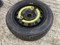 Roata de rezerva cu anvelopa Bridgestone 195/55 Skoda Fabia 2 2011 pe R15