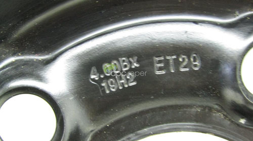 Roata rezerva Originala (125/ 70 R19) Audi A4 B8 (8K) / A5 - Cod: 8K0601027